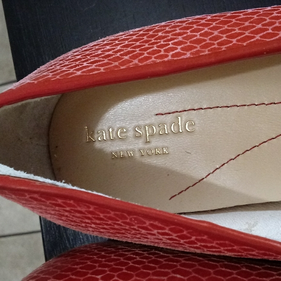 KATE SPADE WOMEN'S LEATHER FLATS SHOES SIZE 6 M - Picture 3 of 8